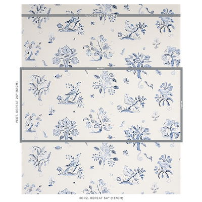 Blues Magical Menagerie Wallpaper