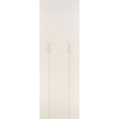 White/Ivory Villa Palm Panel Mural