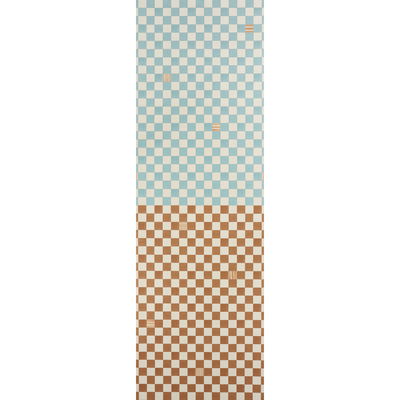 Teal & Earthy Brown Gambit Panel Mural