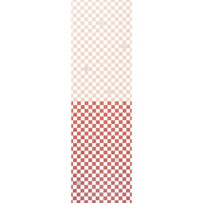 Earthy Pink & Red Gambit Panel Mural