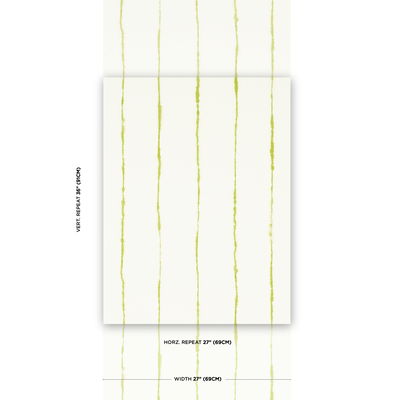 Chartreuse Ephemera Wallpaper