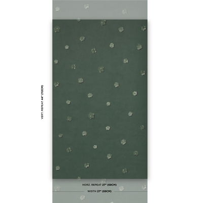 Deep Green Heavenly Bodies Wallpaper