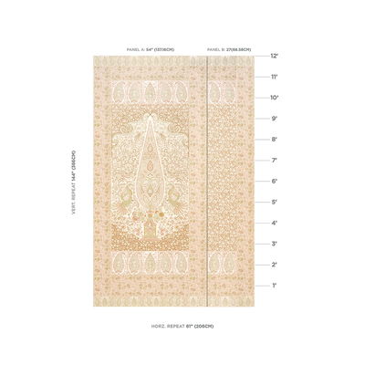 Pétale Colmery Paisley Panel Set Panel