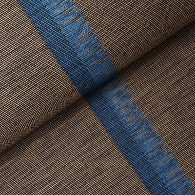 Peacock/Brown Axel Fringe Wallcovering Wallpaper