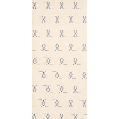 Ink On Ivory Kin Sisal Embroidery Wallpaper