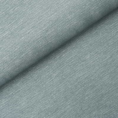 Adriatic Blue 	Linen Plissé Wallcovering Wallpaper