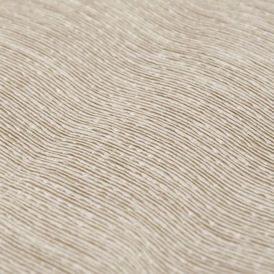 Alabaster 	Linen Plissé Wallcovering Wallpaper