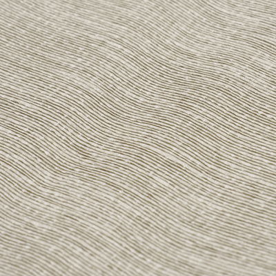 Natural 	Linen Plissé Wallcovering Wallpaper