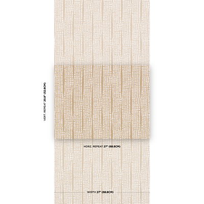 Flax Noland Vinyl Wallpaper