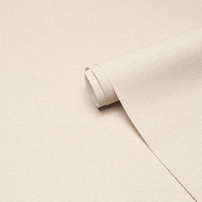 Sand Linen Gesso Vinyl Wallpaper