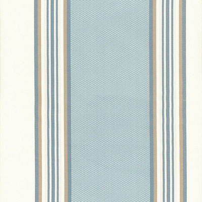 Cornflower Ava Silk Stripe Fabric