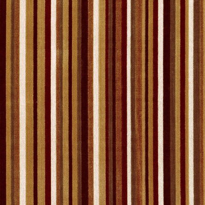 Bronze / Wine Syncopated Velvet Stripe Fabric