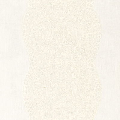 Ivory Alecon Embroidered Sheer Fabric