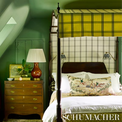 Raven Luberon Plaid Fabric