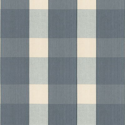 Indigo/Sky Avon Gingham Plaid Fabric