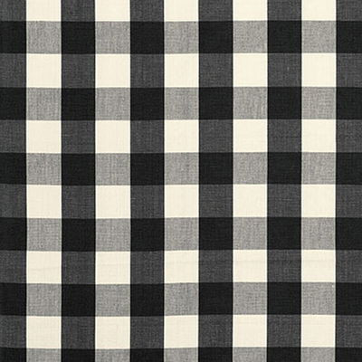 Ebony Camden Cotton Check Fabric