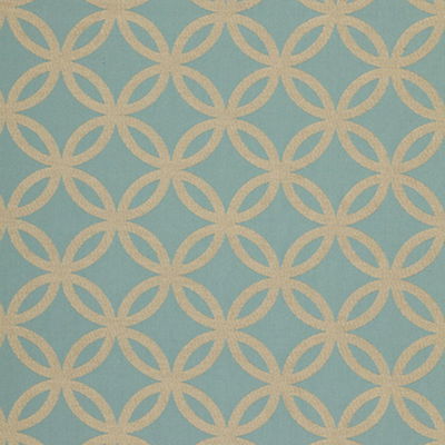 Azure Circle Dance Fabric