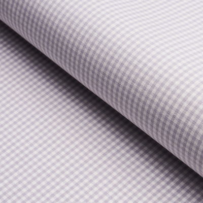 Lilac Barnet Cotton Check Fabric