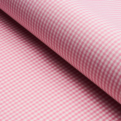 Blush Barnet Cotton Check Fabric