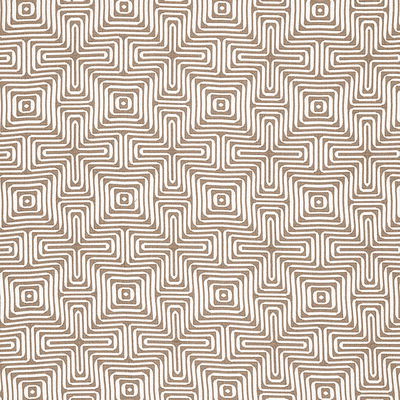 Sand Amazing Maze Indoor/Outdoor Fabric