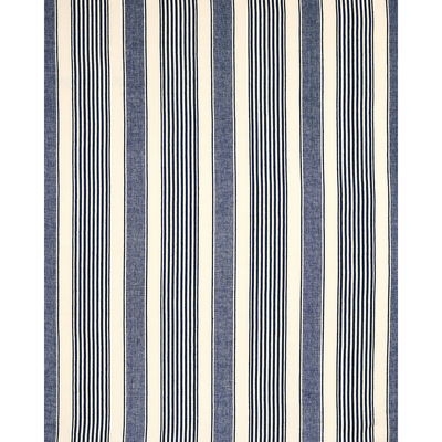 Navy Summerville Linen Stripe Fabric
