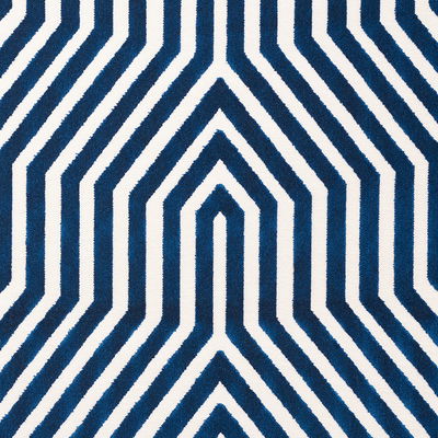 Bleu Vanderbilt Velvet Fabric