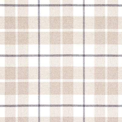 Neutral Montana Wool Plaid Fabric