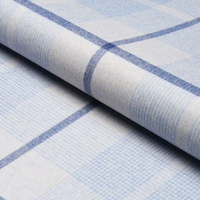 Arctic Montana Wool Plaid Fabric
