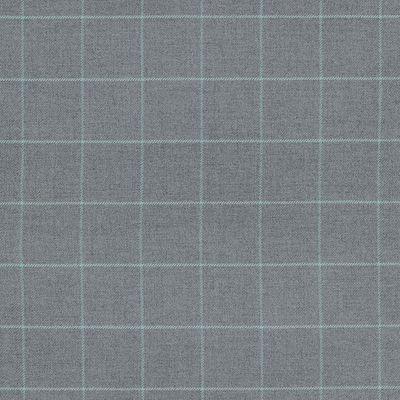 Oxford Grey Bancroft Wool Plaid Fabric