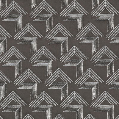 Charcoal V Step Fabric