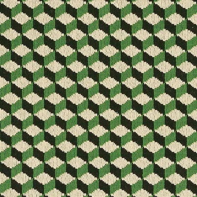 Vert Atwood Épinglé Fabric