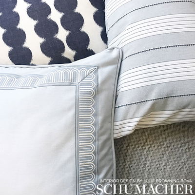 Navy Audrey Stripe Fabric
