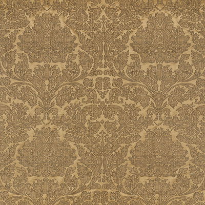 Antique Gold Old Bad! Belice Damasco Fabric