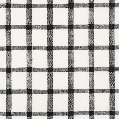 Blackwork Pauline Check Casement Fabric