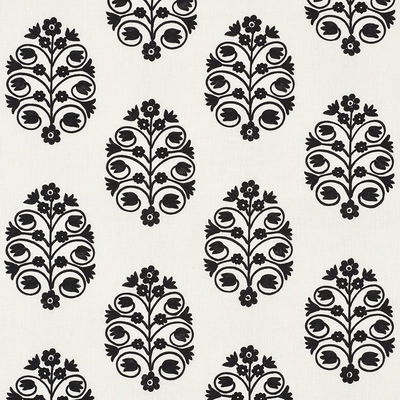 Blackwork Talitha Embroidery Fabric