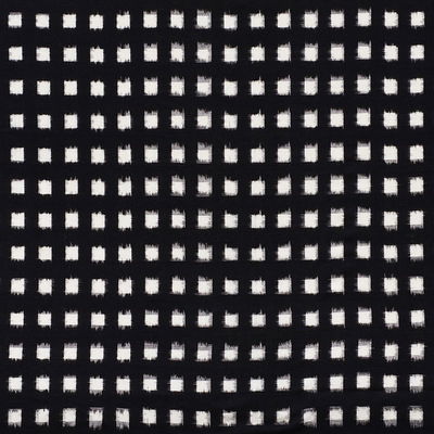 Black Heiho Ikat Fabric