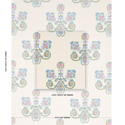 Jewel Estrella Embroidery Fabric