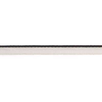 Black Gustave Silk Lip Cord Narrow Trim
