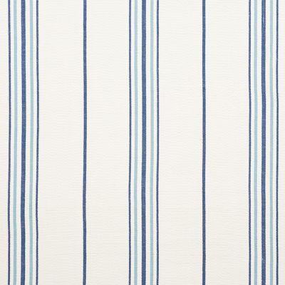 Blues Scarset Stripe Fabric