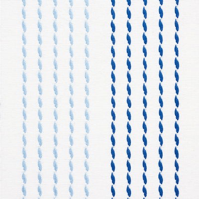 Blues Running Stitch Fabric
