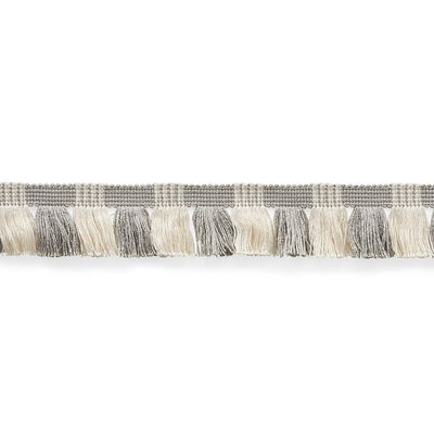Grey & Ivory Juno Fringe Trim