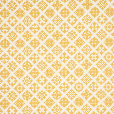 Yellow Tristan Patchwork Fabric