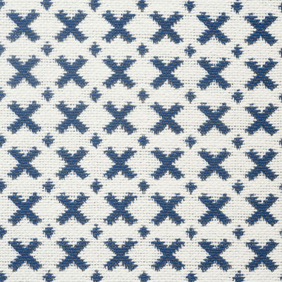 Blue & Ivory Elias Fabric