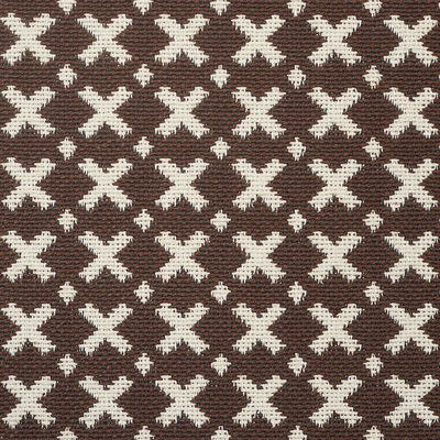 Brown & Ecru Elias Fabric