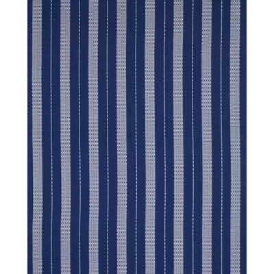 Ivory On Blue Lubeck Stripe Fabric