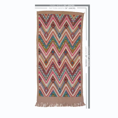 Nougat Coyolate Hand Woven Brocade Fabric