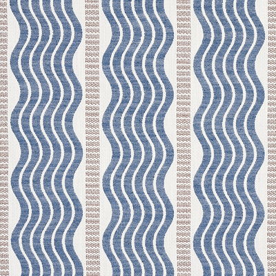 Blue Sina Stripe Fabric