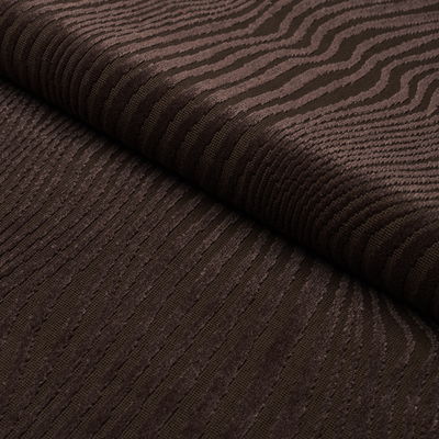 Espresso Gunta Cut Velvet Fabric