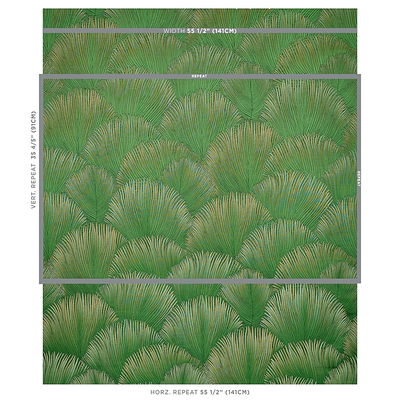 Green Fondale Fabric