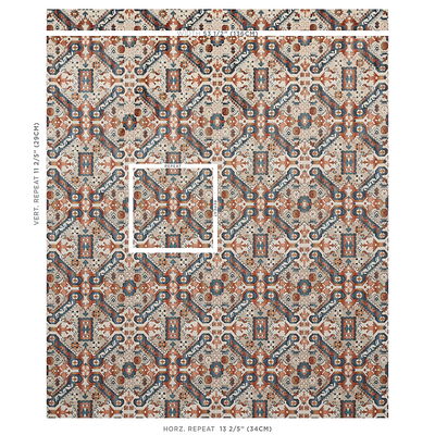 Spice Tiraz Velvet Fabric